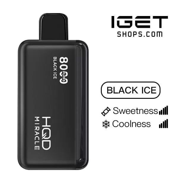HQD Miracle 8000 – Black Ice