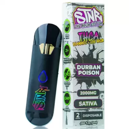 STNR 2000mg Durban Poison THCA Vape Pen