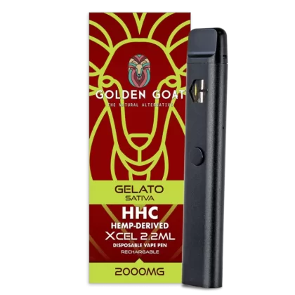 Golden Goat Gelato 2.2ml HHC Vape Pen