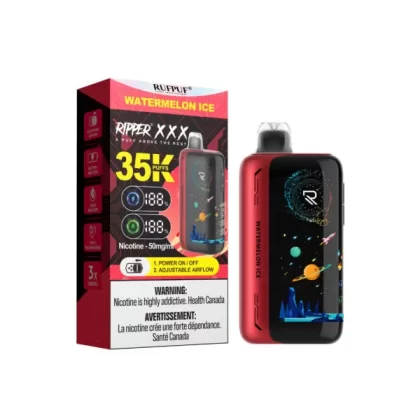 RufPuf Ripper XXX 35K Puffs Disposable Vape 50mg – Watermelon Ice