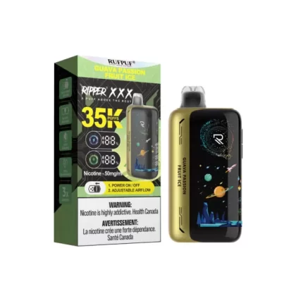 RufPuf Ripper XXX 35K Puffs Disposable Vape 50mg – Guava Passion Fruit
