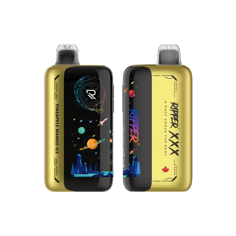 RufPuf Ripper XXX 35K Puffs Disposable Vape 50mg – Pineapple Mango Ice - Image 2