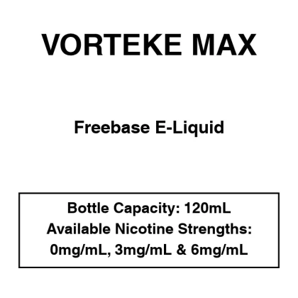 Vorteke Max – Freebase E-Liquid – 100mL