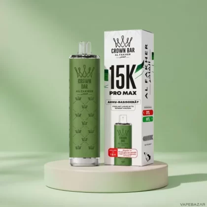 Al Fakher Crown Bar 15K Pro Max Basisgerät – Grün