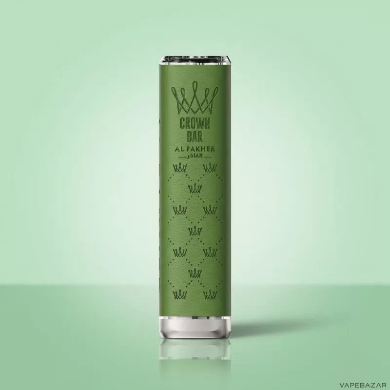 Al Fakher Crown Bar 15K Pro Max Basisgerät – Grün - Image 2