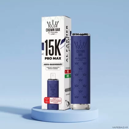 Al Fakher Crown Bar 15K Pro Max Basisgerät – Blau