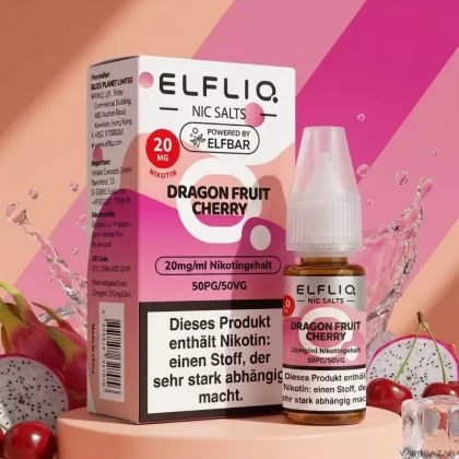 Elfliq Nikotinsalz Liquid – Dragon Fruit Cherry