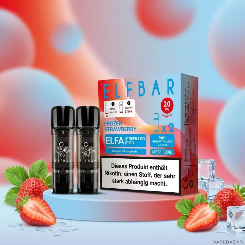 ELFBAR ELFA Pods Frozen Strawberry 20mg – 2er Pack