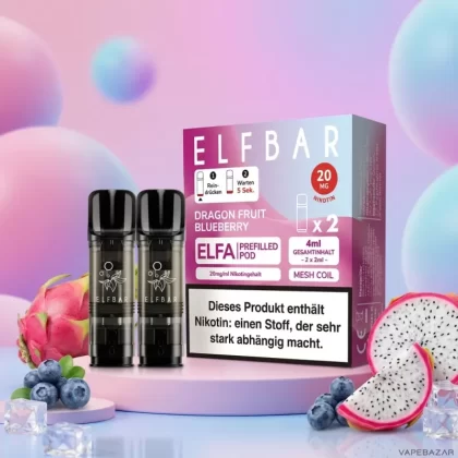 ELFBAR ELFA Pods Dragon Fruit Blueberry 20mg – 2er Pack