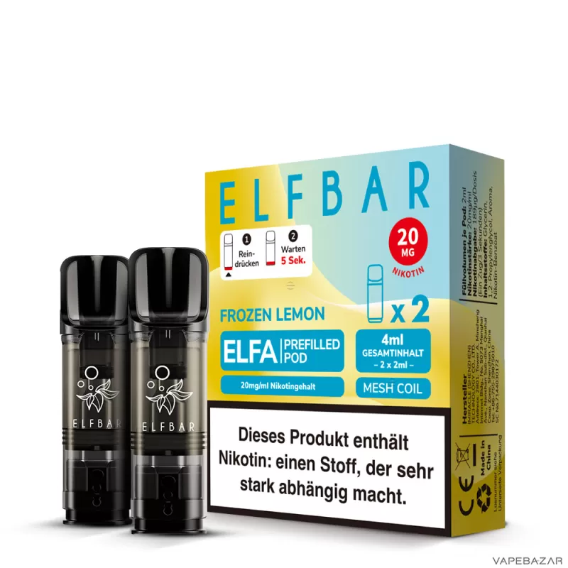 ELFBAR ELFA Pods Frozen Lemon 20mg – 2er Pack - Image 3