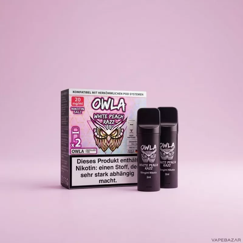 owla POD white peach razz - Image 2
