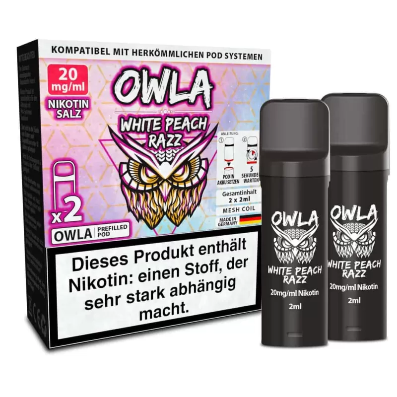 owla POD white peach razz - Image 3
