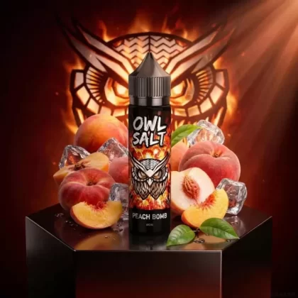 OWL Salt Longfill Peach Bomb Aroma 10ml in 60ml