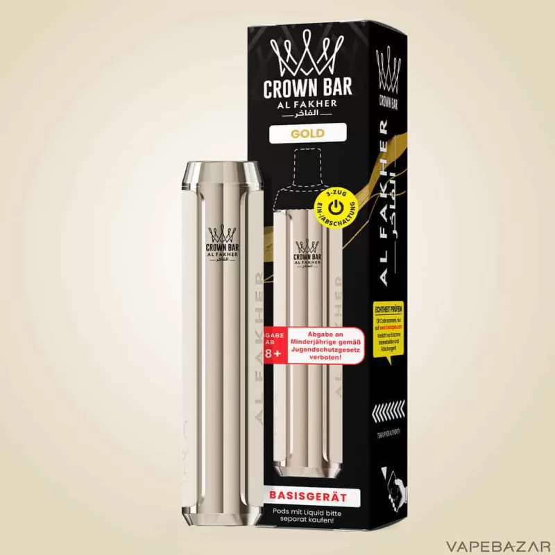 Crown Bar Al Fakher Basisgerät – Gold