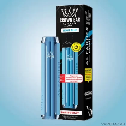 Crown Bar Al Fakher Basisgerät – Light Blue