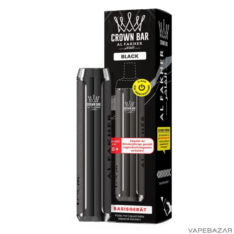 Crown Bar Al Fakher Basisgerät – Black - Image 2