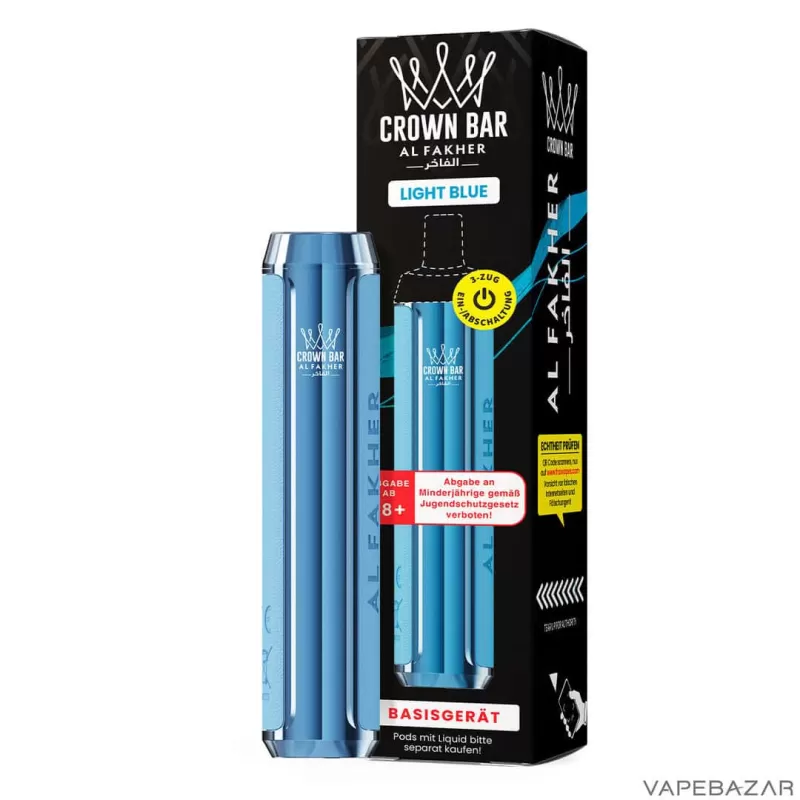 Crown Bar Al Fakher Basisgerät – Light Blue - Image 2