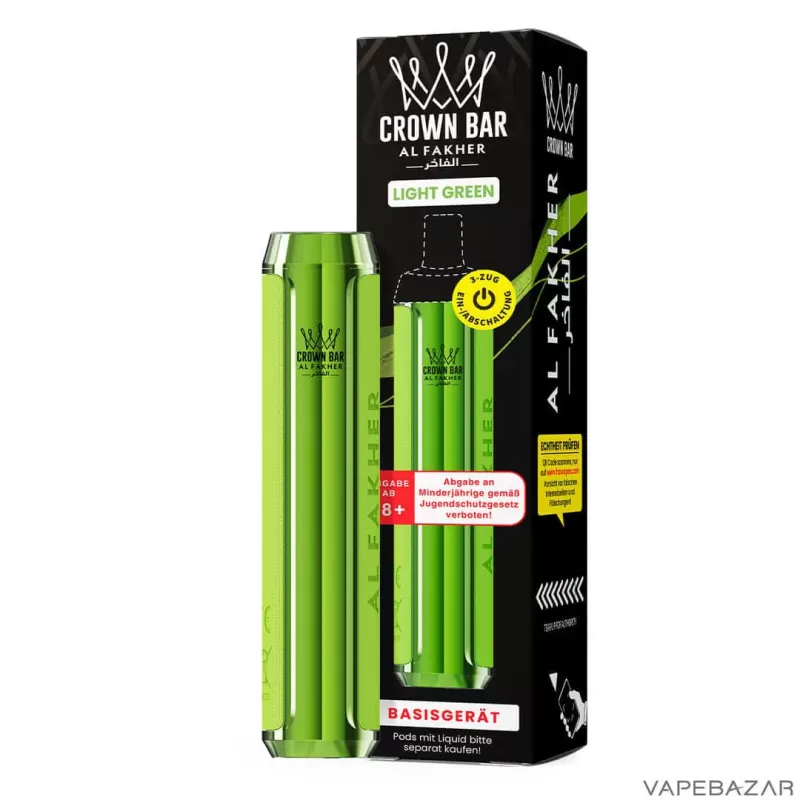 Crown Bar Al Fakher Basisgerät – Light Green - Image 2