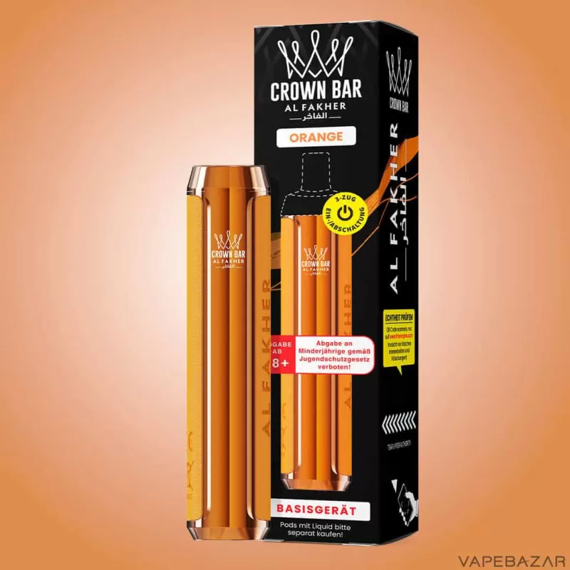 Crown Bar Al Fakher Basisgerät – Orange