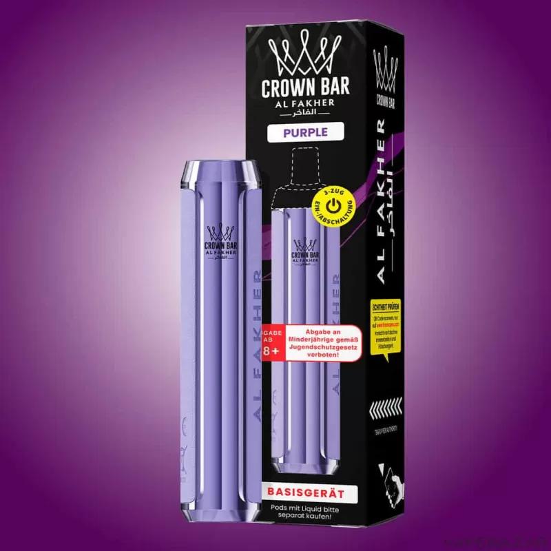 Crown Bar Al Fakher Basisgerät – Purple