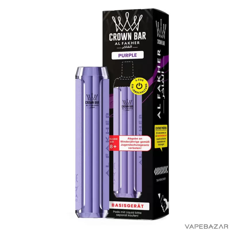 Crown Bar Al Fakher Basisgerät – Purple - Image 2