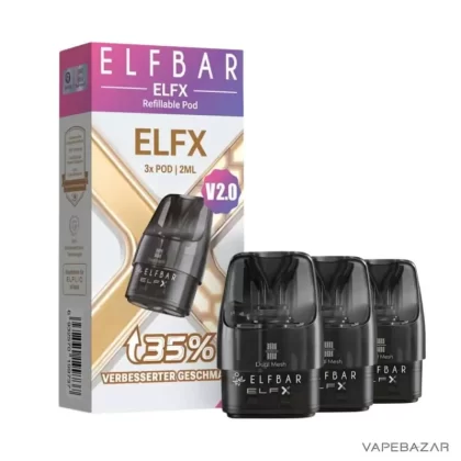 Elf Bar ELFX V2.0 Pods (3er Pack) – 0,8 Ω oder 0,6 Ω