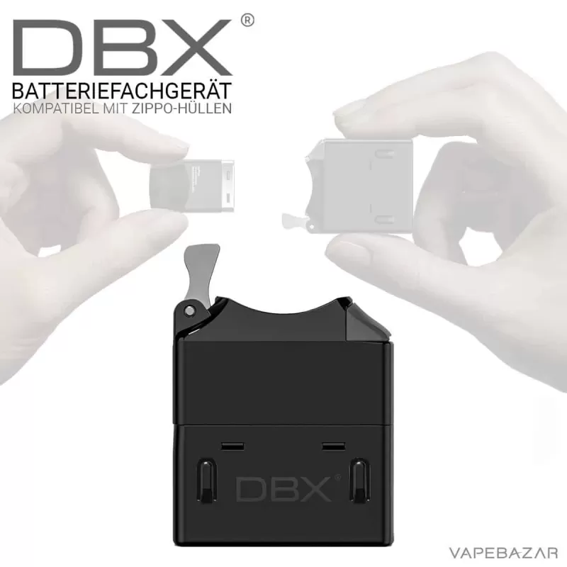 DBX Batteriefachgerät by Bugatti – Kompatibel mit Zippo Hüllen