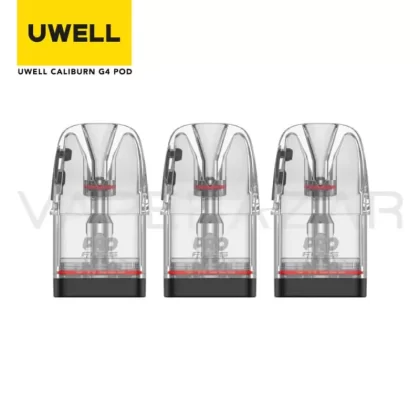 Uwell Caliburn G4 Leerpod 0,4 Ohm (3er Pack)
