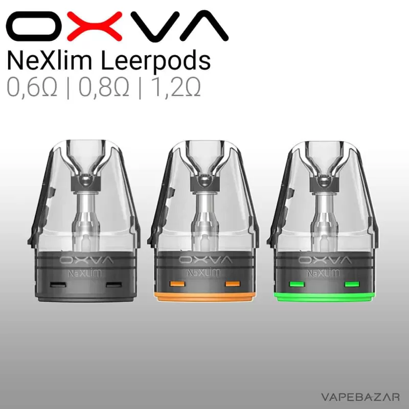OXVA NeXlim Leerpods (3er Pack) – 0,6Ω | 0,8Ω | 1,2Ω