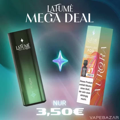 La Fume Aurora Mega ! Ein Pod + ein Gerät für nur 3,50€