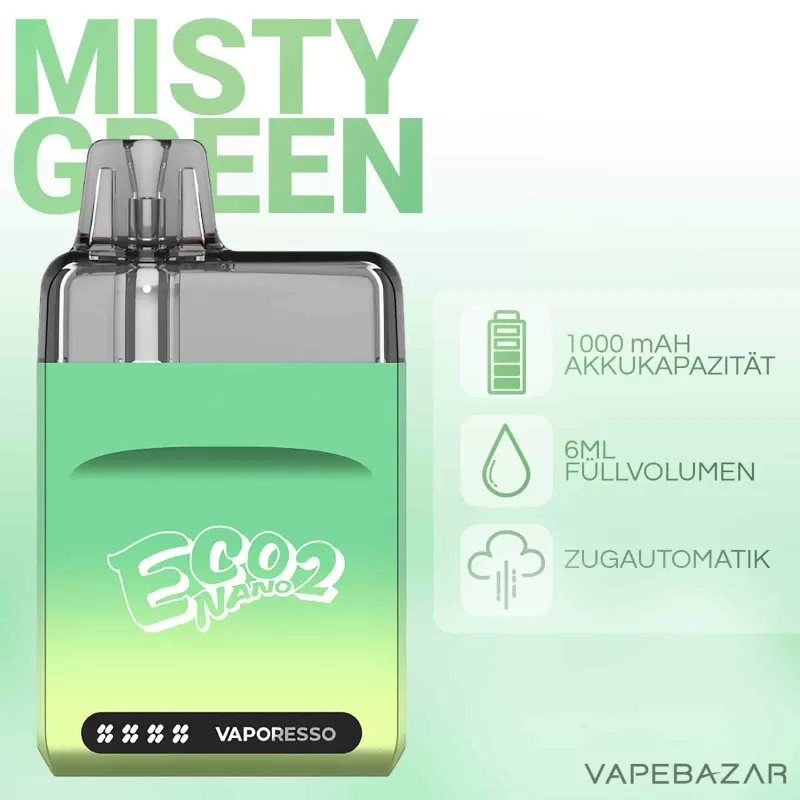 Vaporesso Eco Nano 2 – Misty Green - Image 2