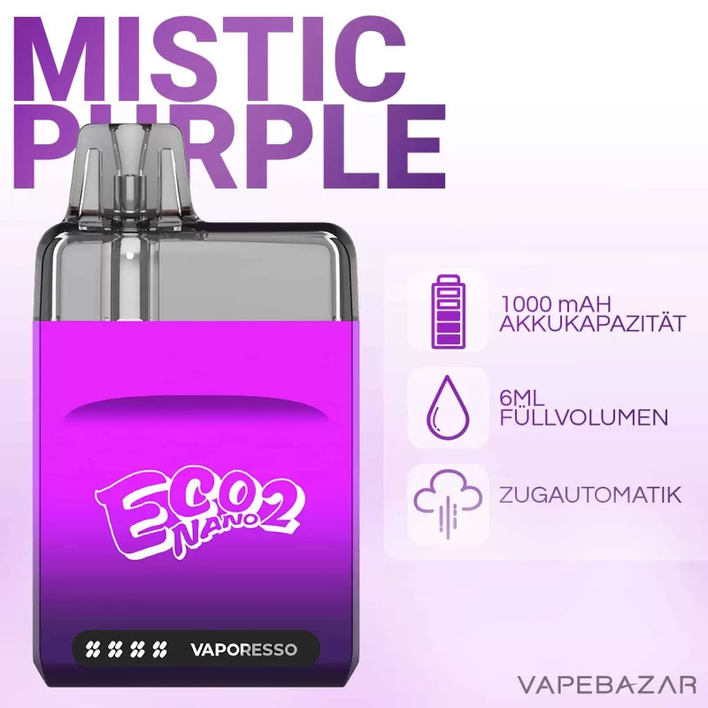 Vaporesso Eco Nano 2 – Mistic Purple - Image 2