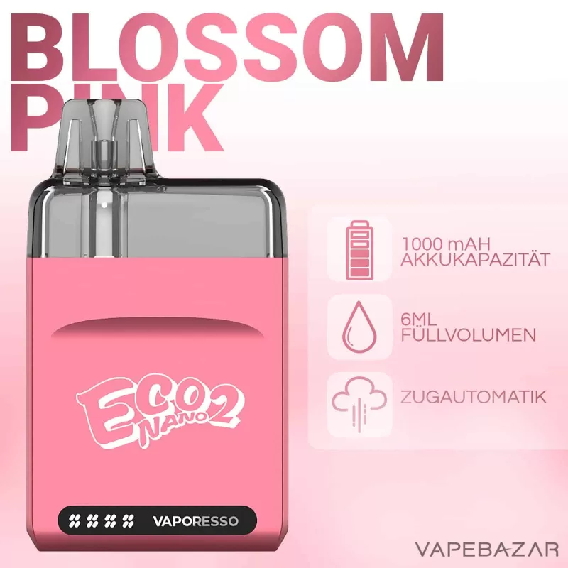Vaporesso Eco Nano 2 – Blossom Pink - Image 2