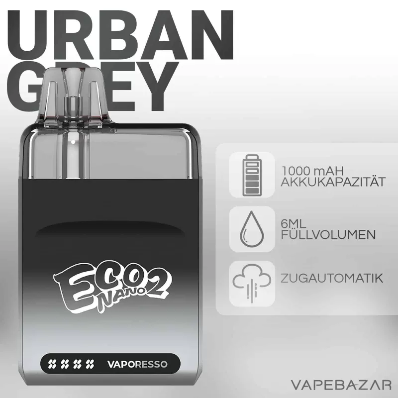 Vaporesso Eco Nano 2 – Urban Grey - Image 2
