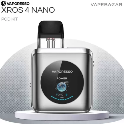 Vaporesso XROS 4 NANO – Titanium Silver