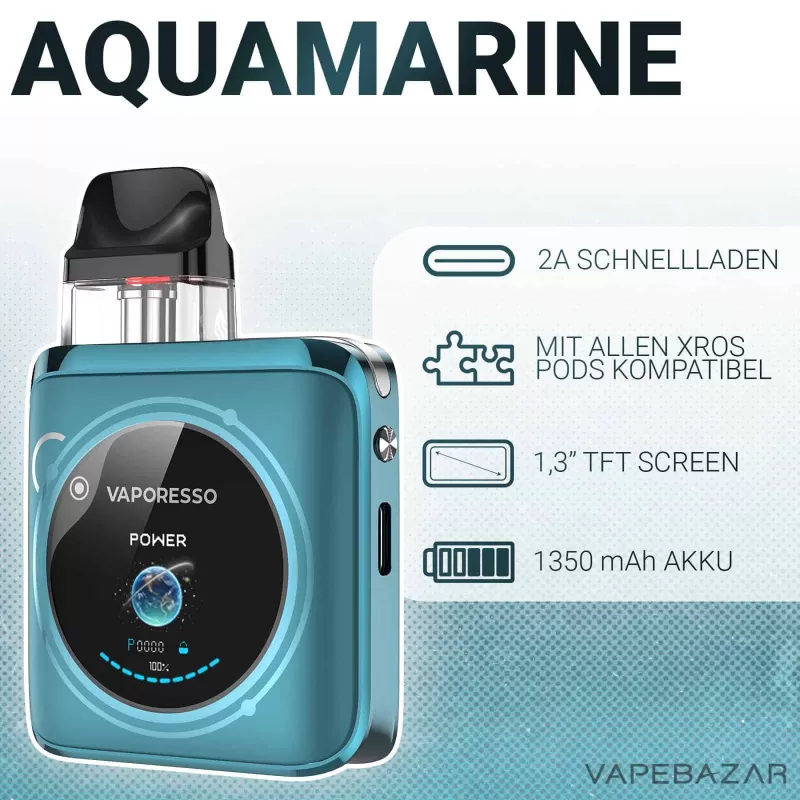 Vaporesso XROS 4 NANO – Aquamarine - Image 2