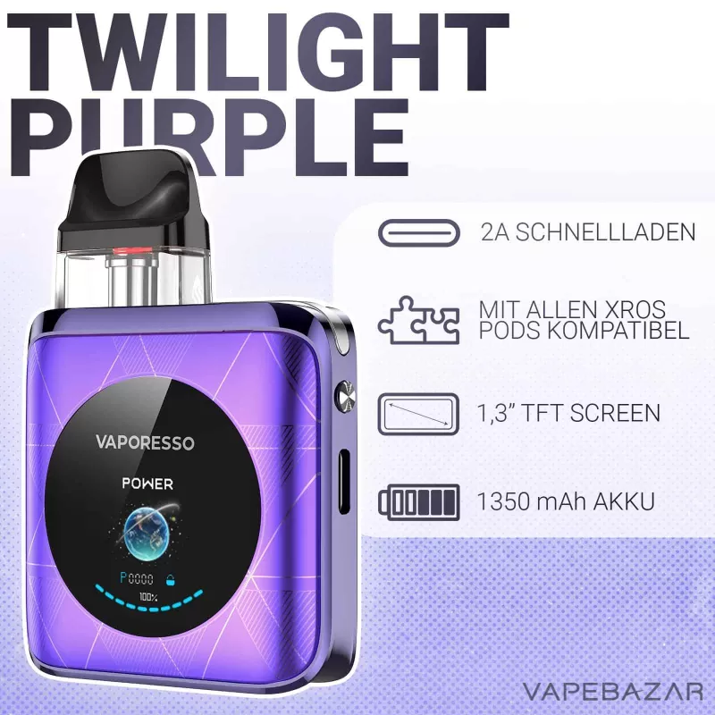 Vaporesso XROS 4 NANO – Twilight Purple - Image 2