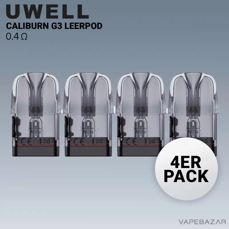 UWELL Caliburn G3 Refillable Pods – 0,4 Ohm