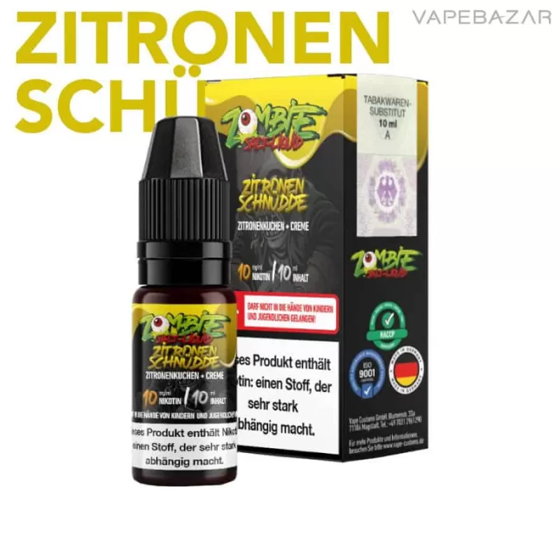 Zombie Nikotinsalz Liquid – Zitronenschnüdde - Image 2