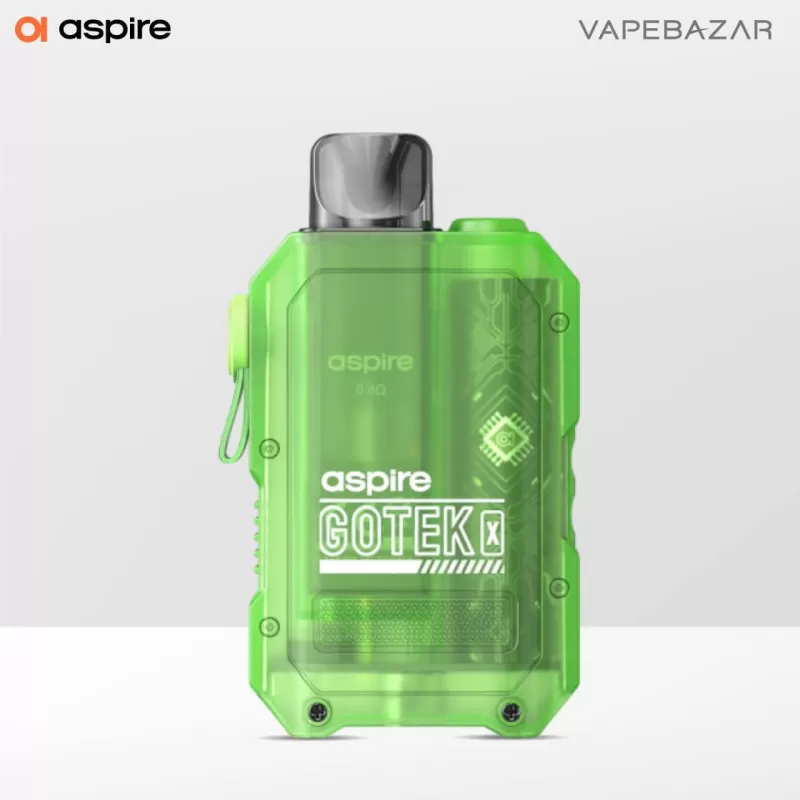 Aspire – Gotek X – Pod Kit – Matt Grün - Image 2