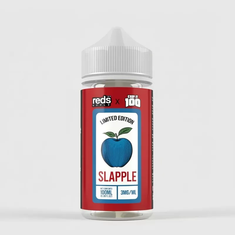 Slapple – Red’s Apple E-Juice x Keep It 100 – 100mL 3mg Vape
