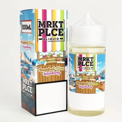 ICED Grapefruit Citrus Sugarberry – MRKT PLCE – 100mL Vape