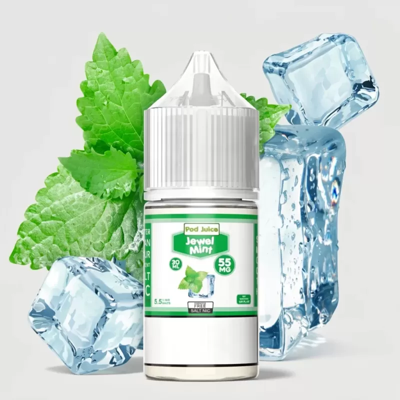 Jewel Mint SALT – Pod Juice – 30mL Made in USA Mint Vape