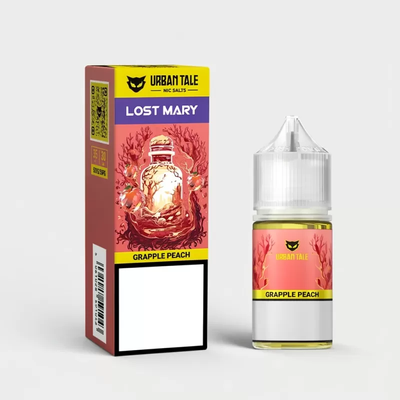 Grapple Peach SALT – Urban Tale x Lost Mary – 30mL PG50 Vape