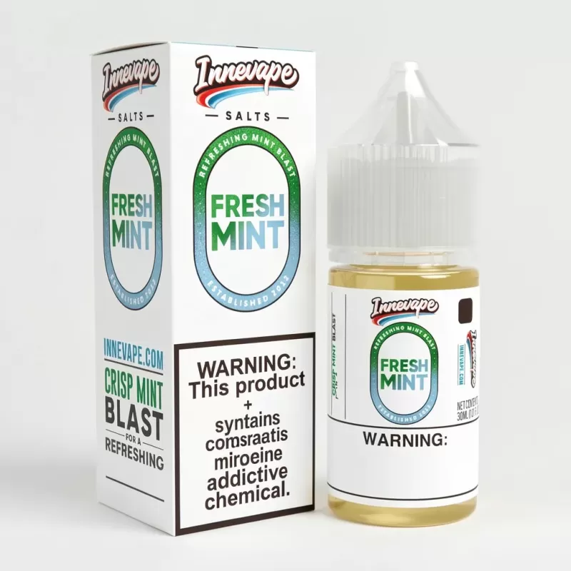 Fresh Mint SALT – Innevape E-Liquids – 30mL Made in USA Vape