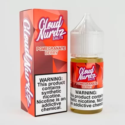 Pomegranate Berry SALT – Cloud Nurdz – 30mL 50/50 Vape Juice