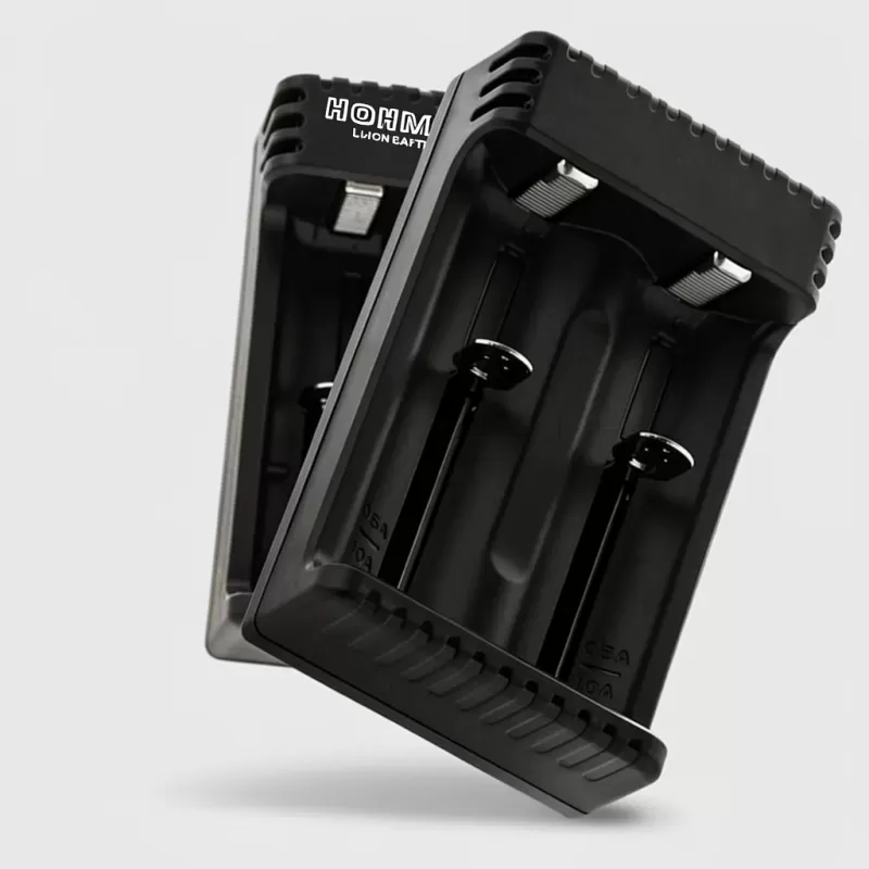 HOHM SCHOOL 2A 2 Bay Battery Charger – 0.5V Li-Ion Recovery