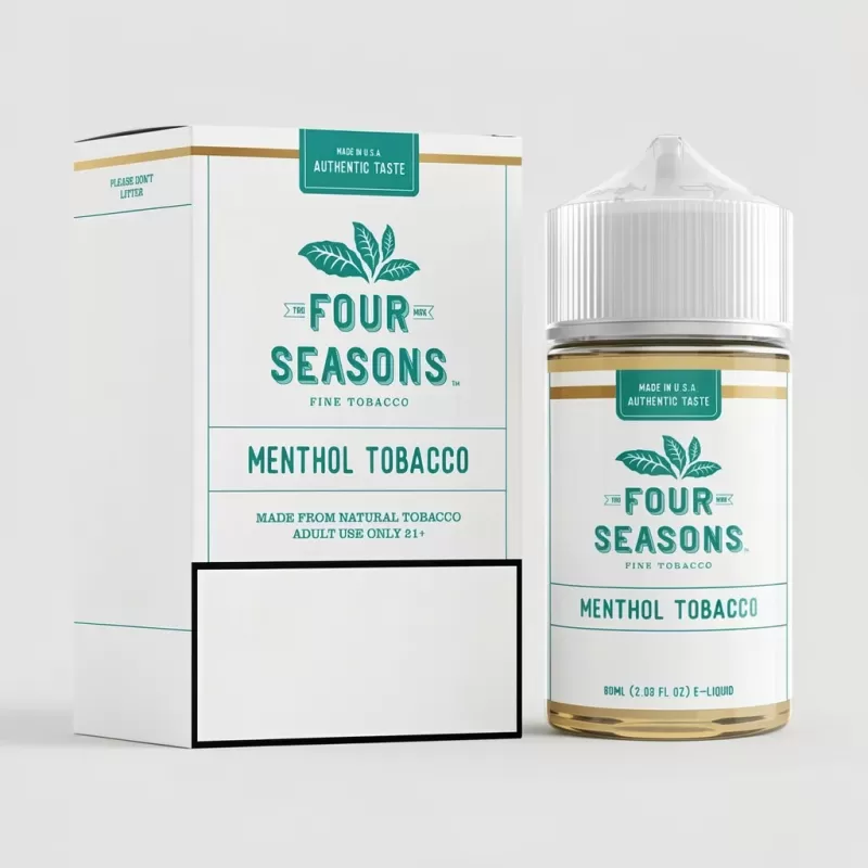 Menthol Tobacco by Four Seasons 60mL E-Liquid – Made in USA