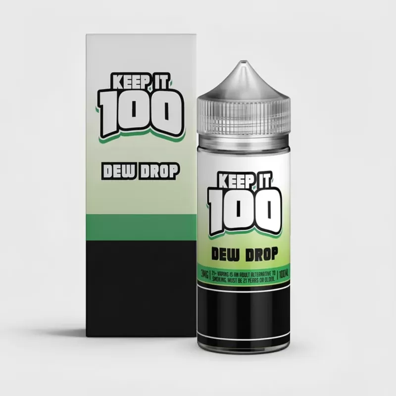 Dew Drop – Keep It 100 – 100mL Made in USA Honeydew E-Liquid