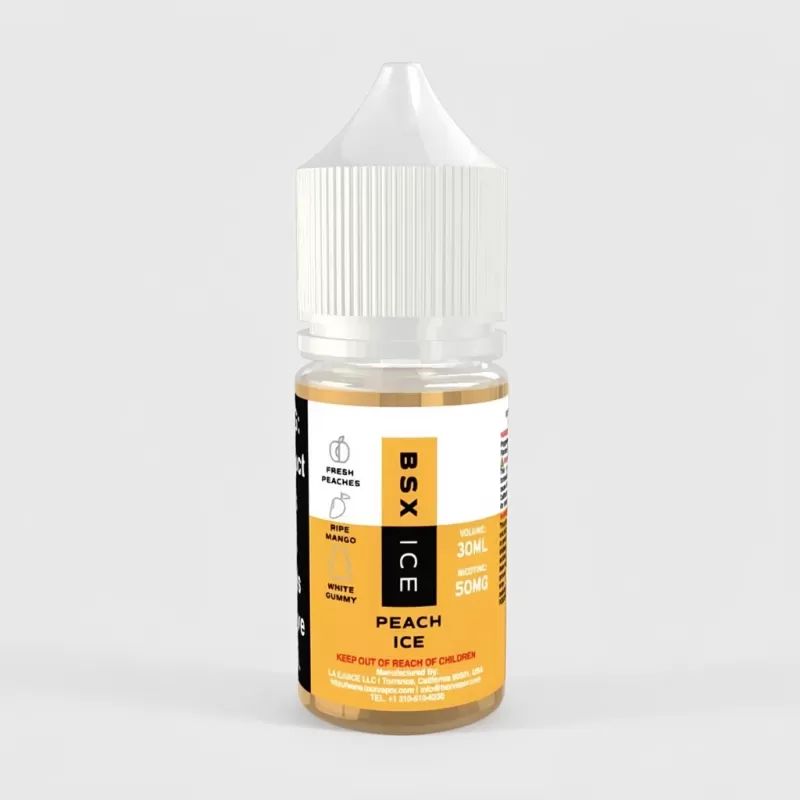Peach ICE SALT – BSX ICE – 30mL Menthol Peach Pod Systems